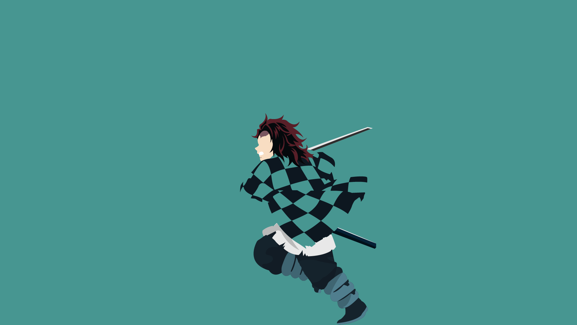 1921x1081 Tanjiro Kamado Minimal Demon Slayer Art Wallpaper, HD Minimalist 4K Wallpaper, Image and Background