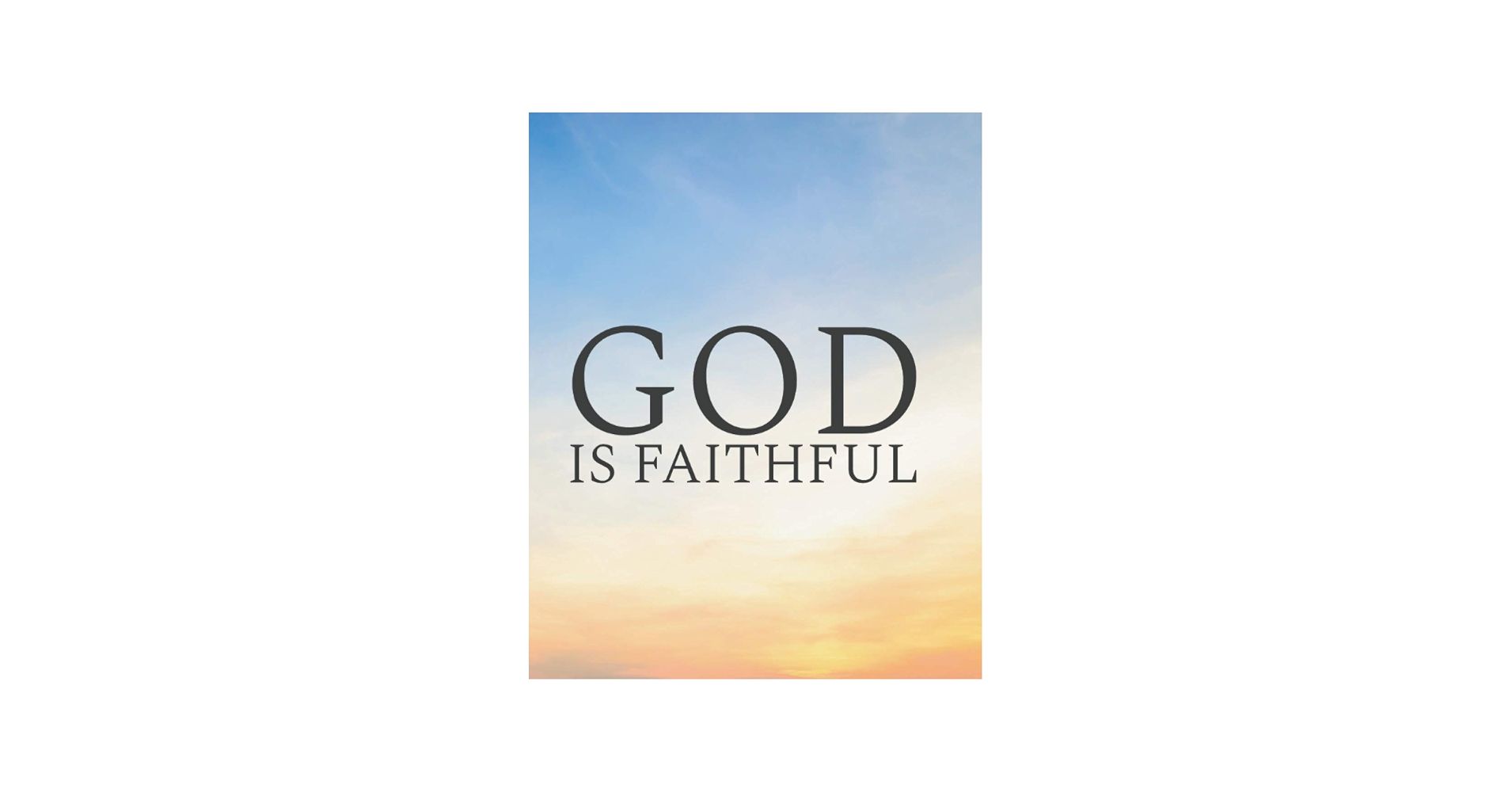 1910x1000 God is faithful: Bible Quotes Christian notebook dotted journal dot notebook, For 132 pages of 8x10 inches : S., Christina Andris: Amazon.sg: Books