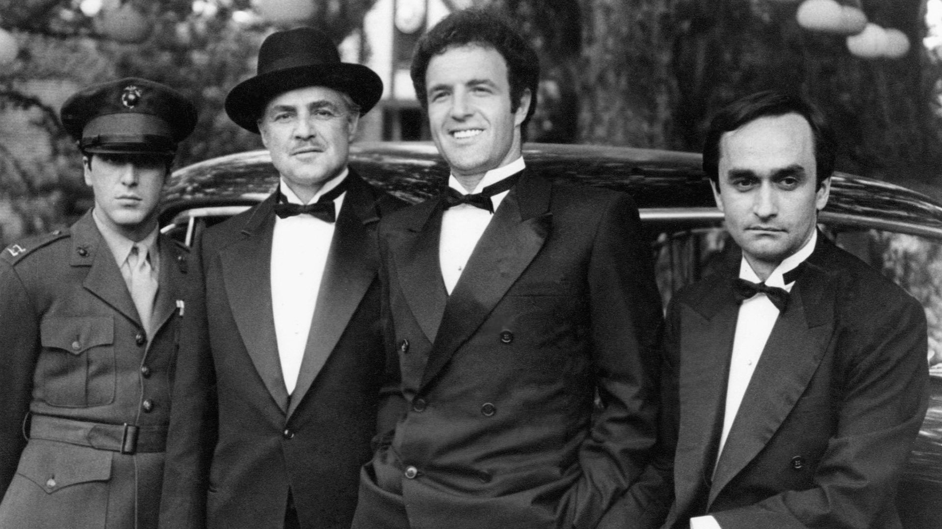 1920x1080 the, Godfather, Monochrome, Vito, Corleone, Marlon, Brando, Al, Pacino, Michael, Corleone, James, Caan, John, Caza, Men, Males, Actor, Mafia Wallpaper HD / Desktop and Mobile Background