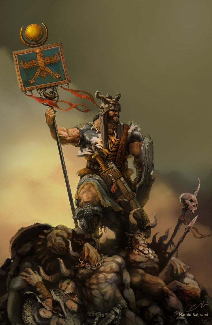 736x1128 Rostam the legend Picture (big) by Hamid Bahrami. Desert blacksmith, Khopesh warrior, Warrior blacksmith