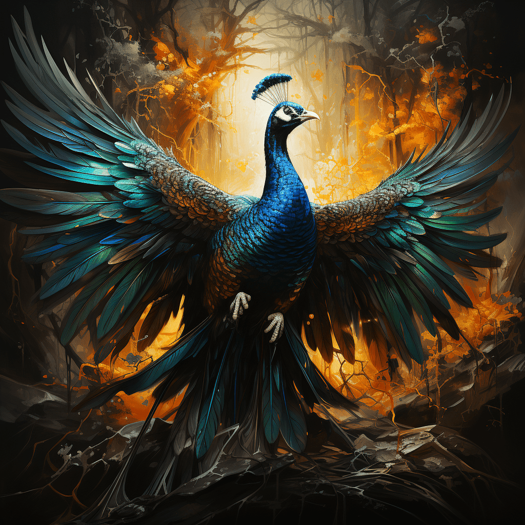 1024x1024 The Simurgh's Elegy: Tales of Feathers, Quests, and Celestial Serpents