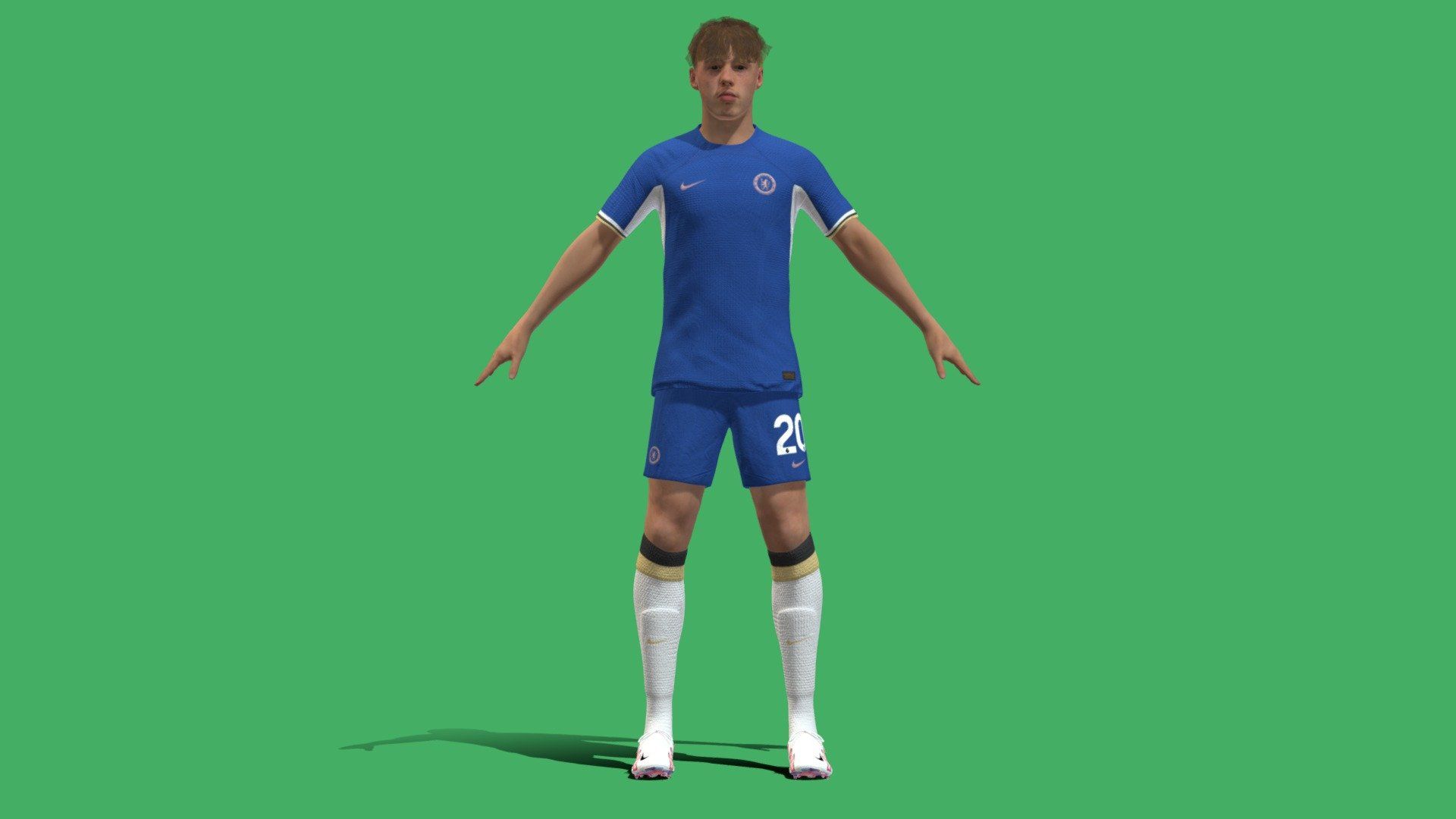 1920x1080 3D Rigged Cole Palmer Chelsea 2024 model by tranduytankts [2584f30]