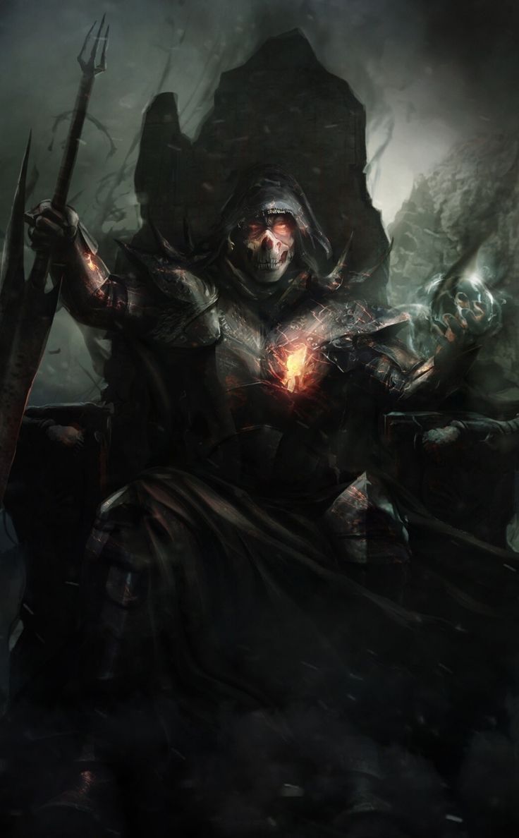 736x1188 A dark world, king, fantasy, art wallpaper