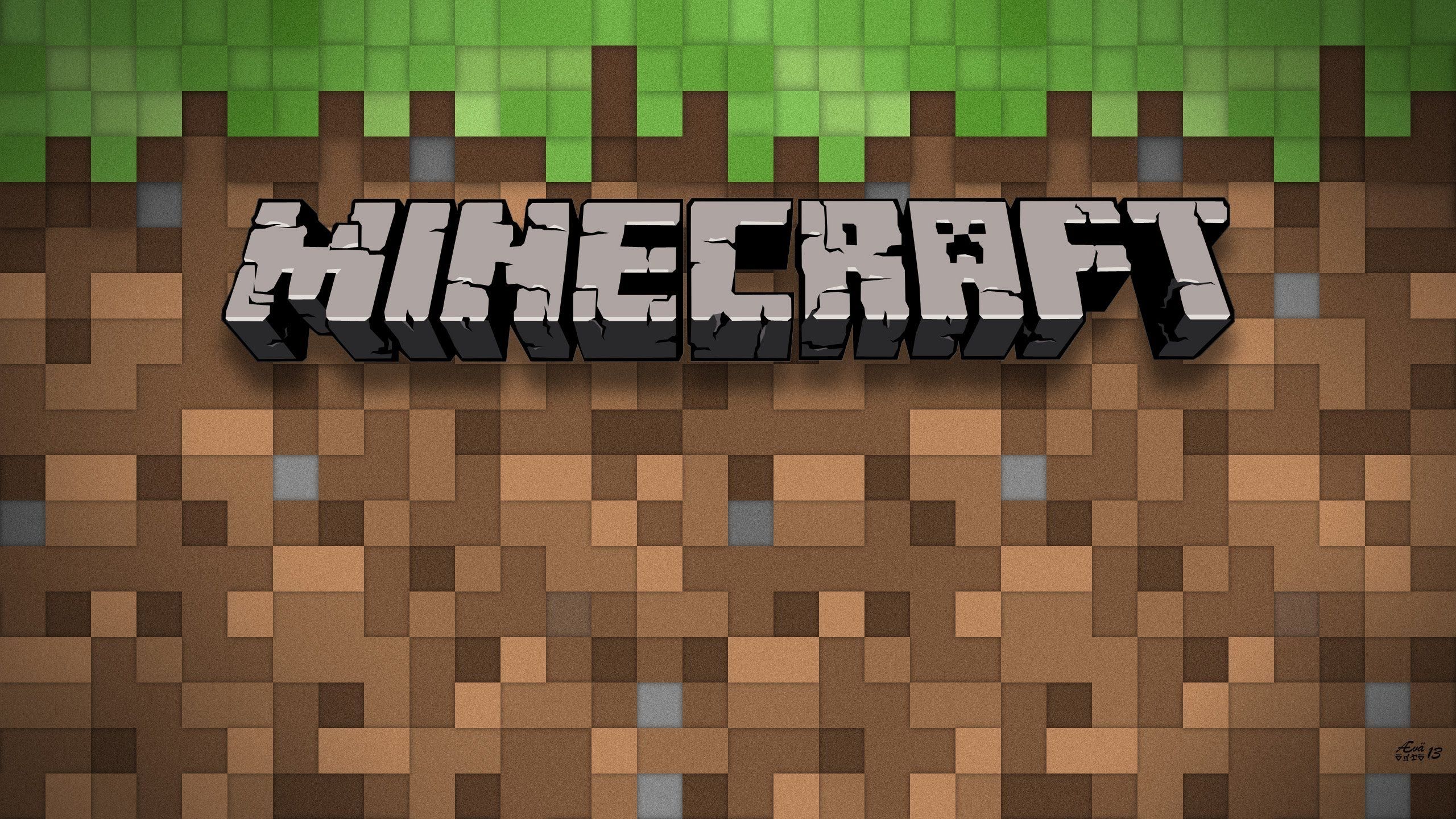 2560x1440 Minecraft Grass Wallpaper