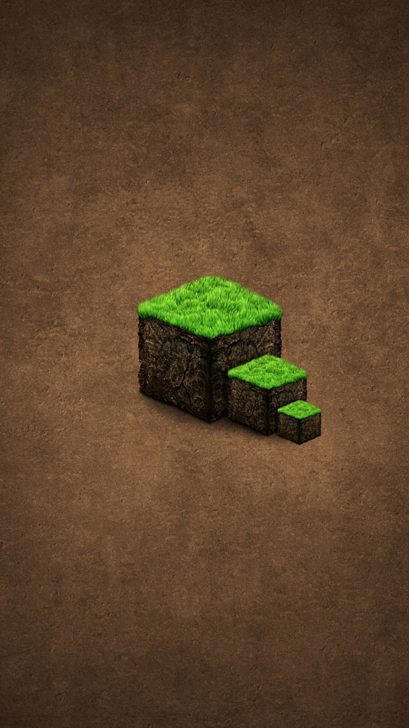 800x1422 1320x2868px, 2K free download. Minecraft Grass, block, castle, dirt, grass, green, mine, minecraft, mojang, HD phone wallpaper