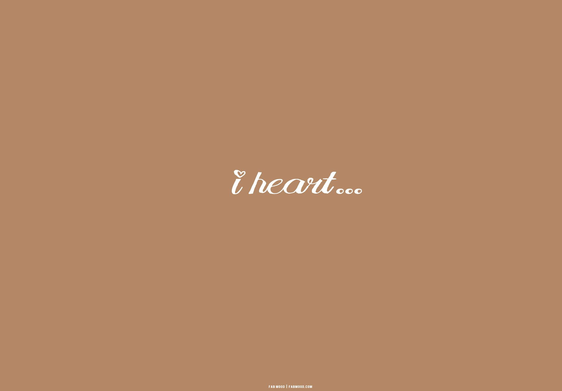 1970x1371 Brown Aesthetic Wallpaper for Laptop : I Heart Background. Colour + Mood + Style Inspiration