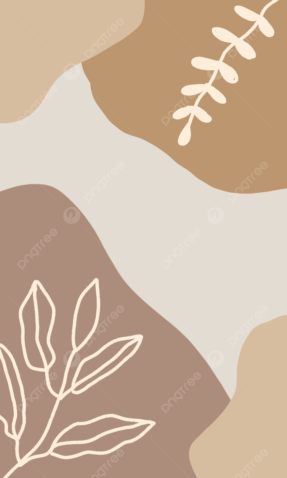 1200x2000 Background Leaf Aesthetic Brown Color Wallpaper Image For Free Download