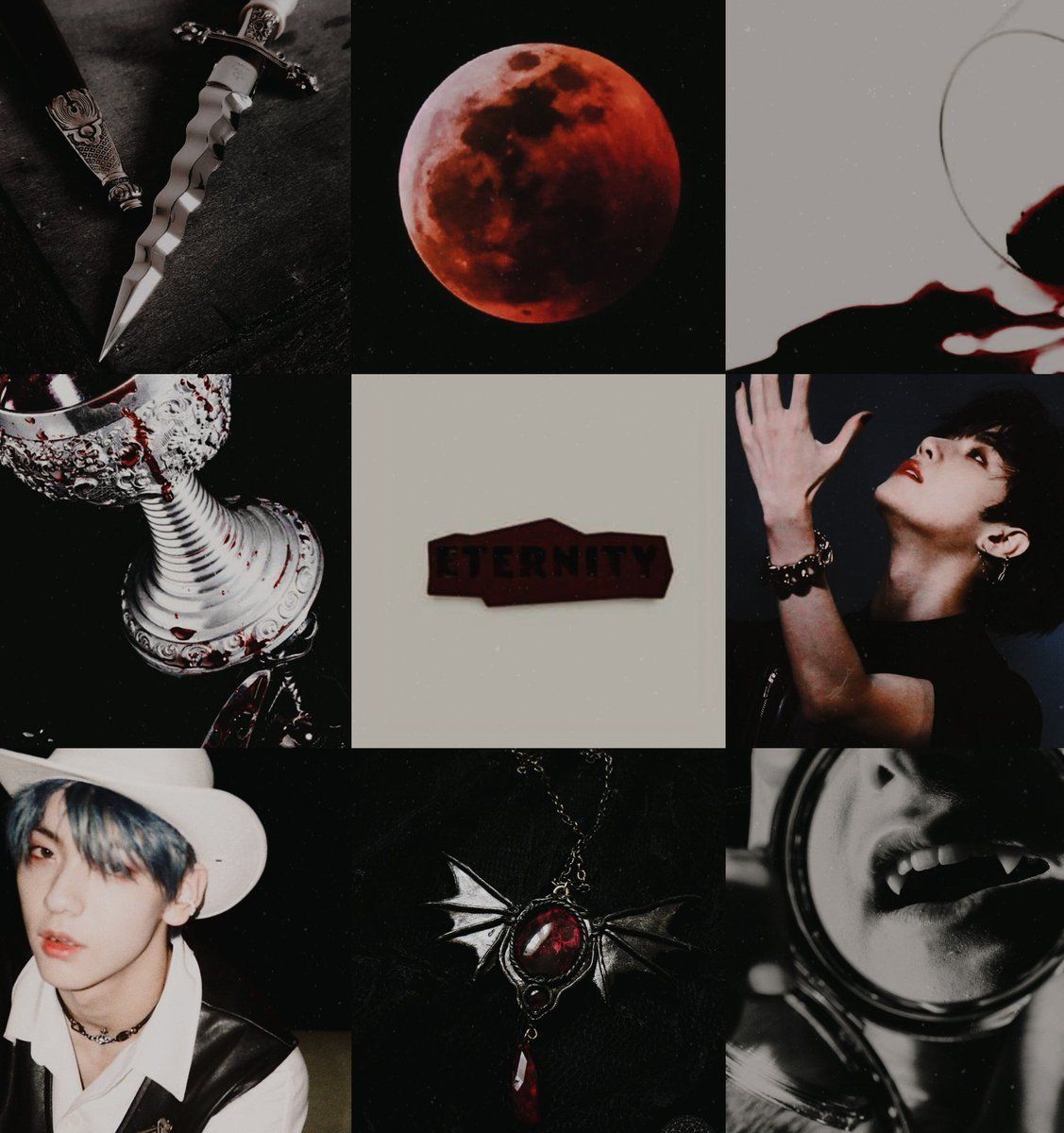 1127x1200 silver eyes; crimson lips ↻soogyuk. vampire!au