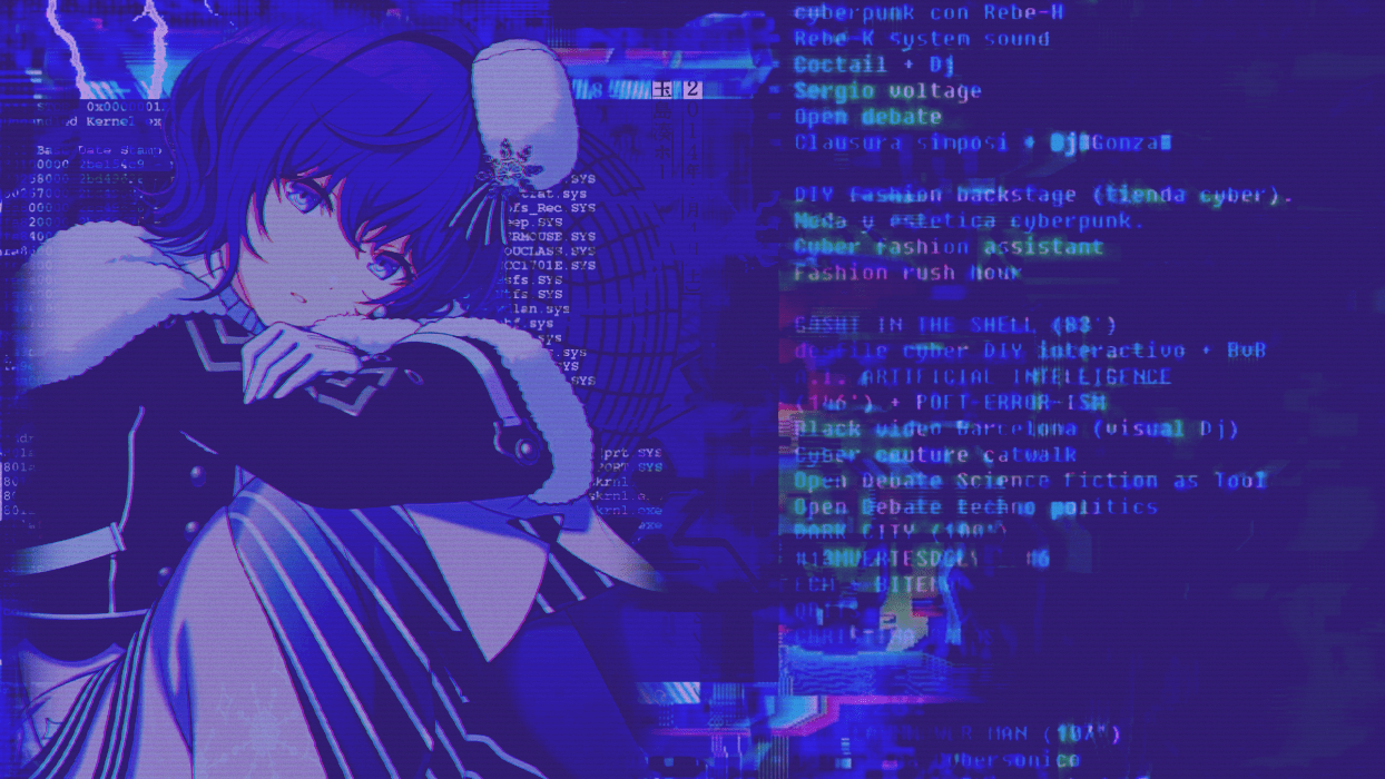 1244x700 Cybercore Desktop Wallpaper