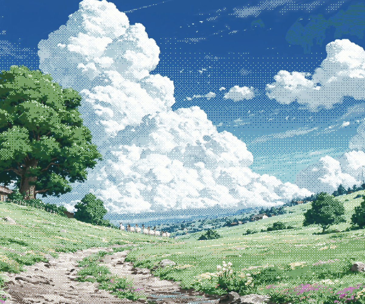 1200x1000 Dither Engine: Premium Background Component