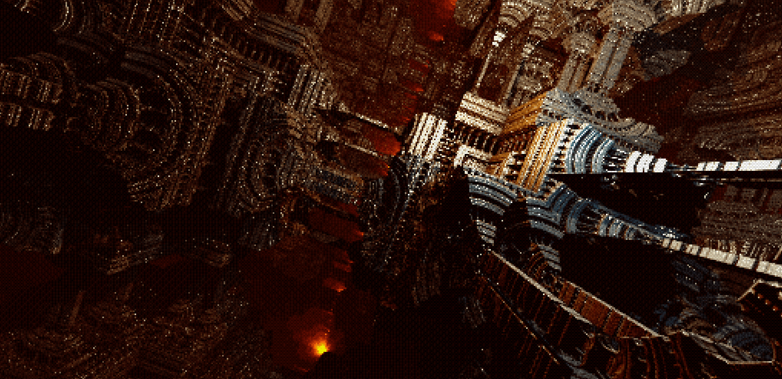 1528x741 Dithered Raymarching 3