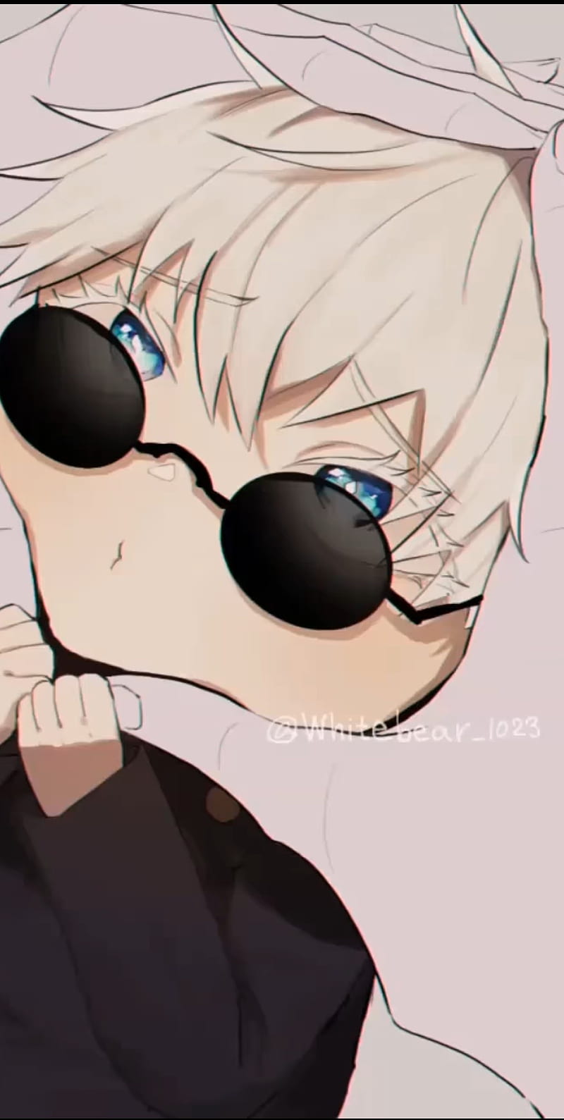 800x1589 Gojo, jujutsu kaisen, sataro, cute, anime, HD phone wallpaper