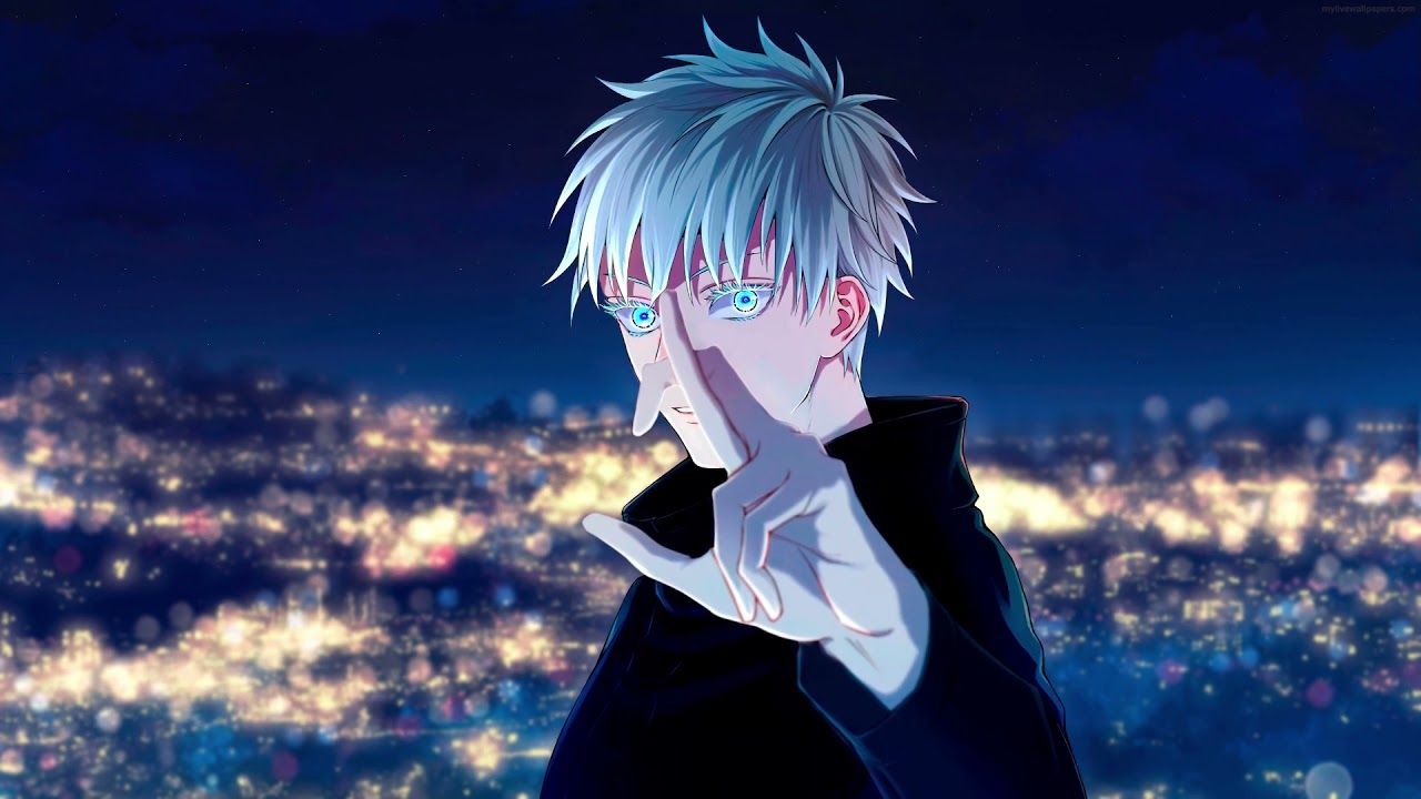 1280x720 Satoru Gojo 4k Livewallpaper. Jujutsu Kaisen. Anime Livewallpaper