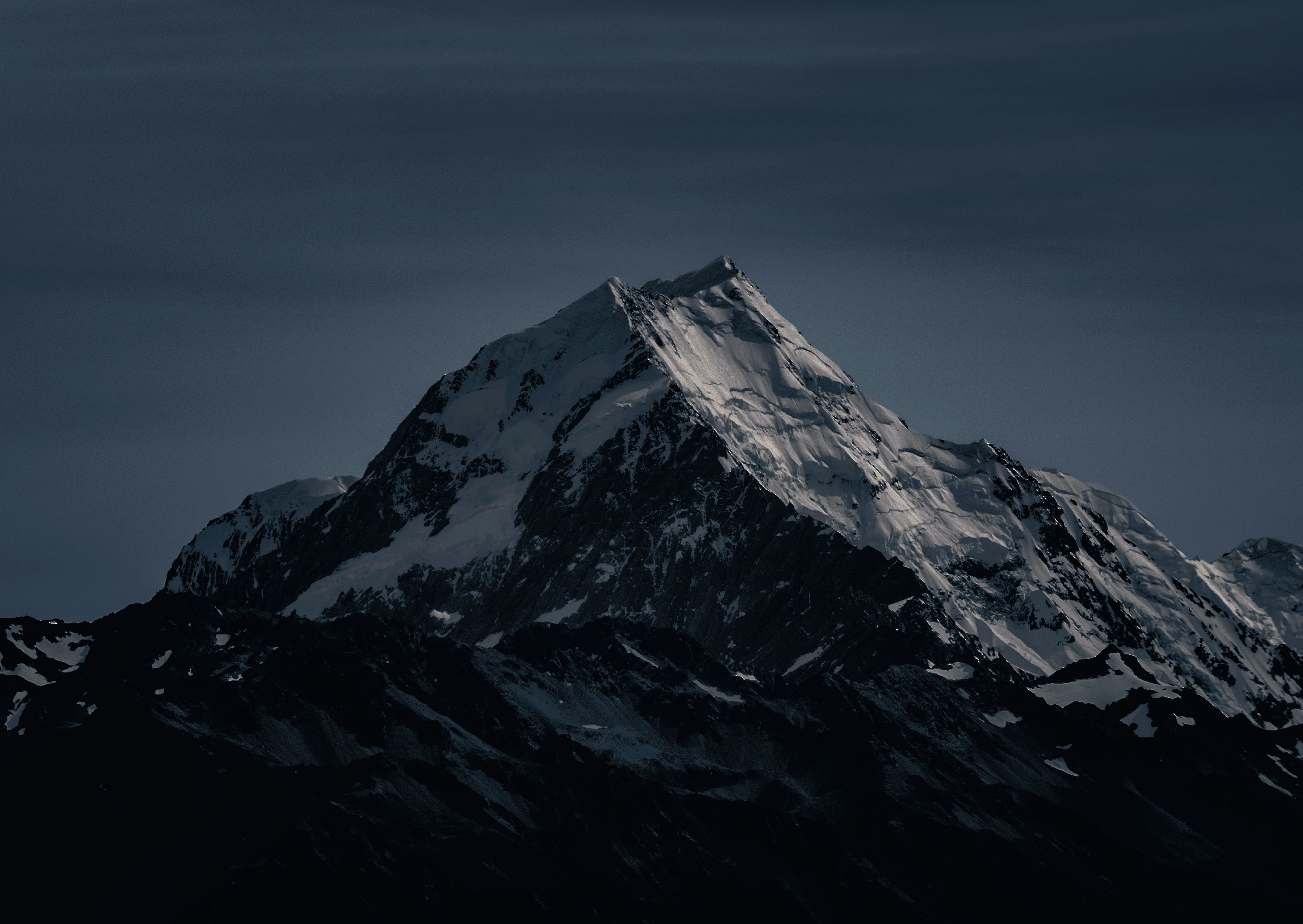 3999x2837 Mountain Photo during Nighttime · Free