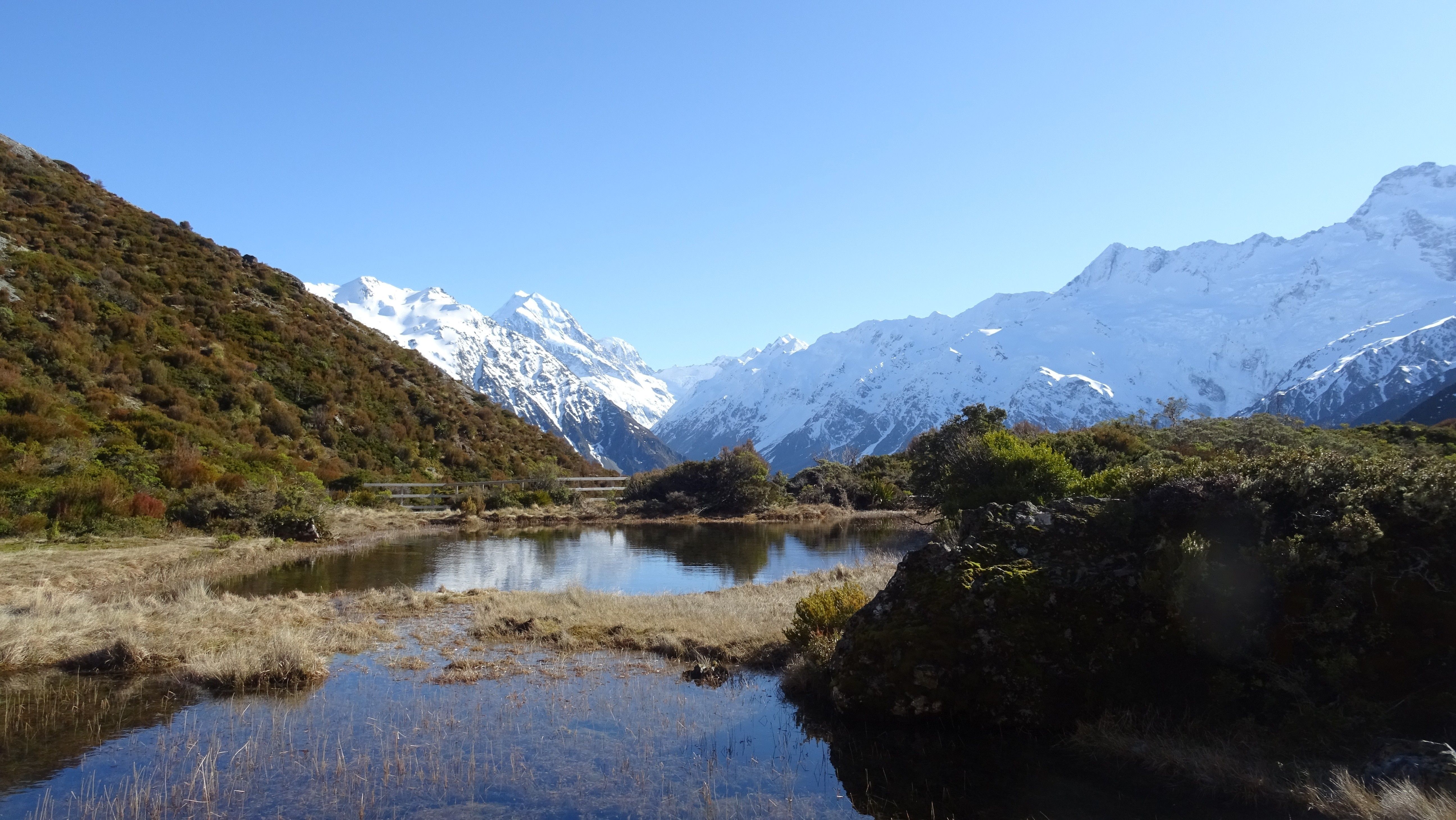 5184x2920 landscape, Snowy Peak, Mount Cook, National Park, New Zealand Wallpaper HD / Desktop and Mobile Background