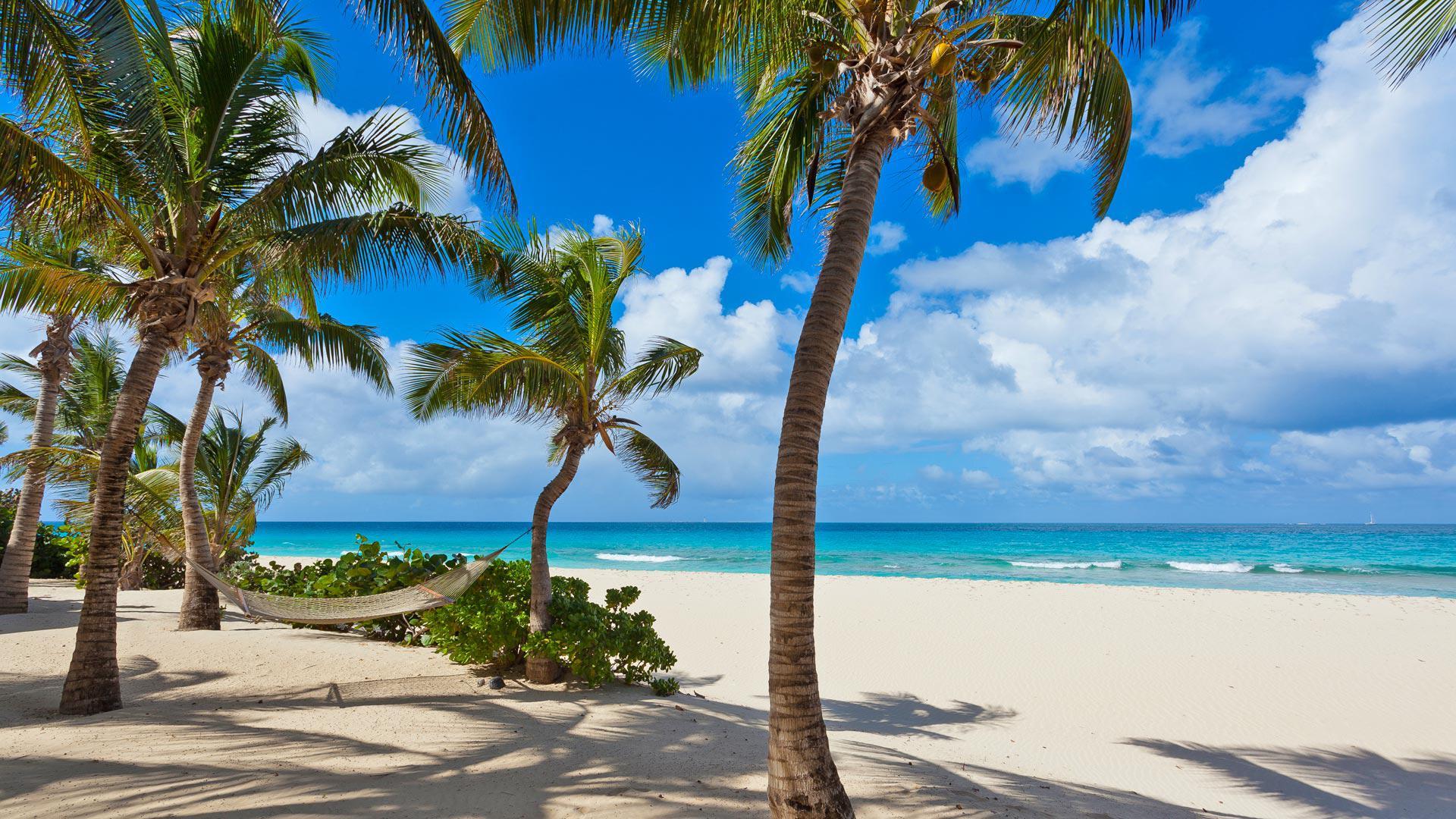 1920x1080 Above view at anguilla beach