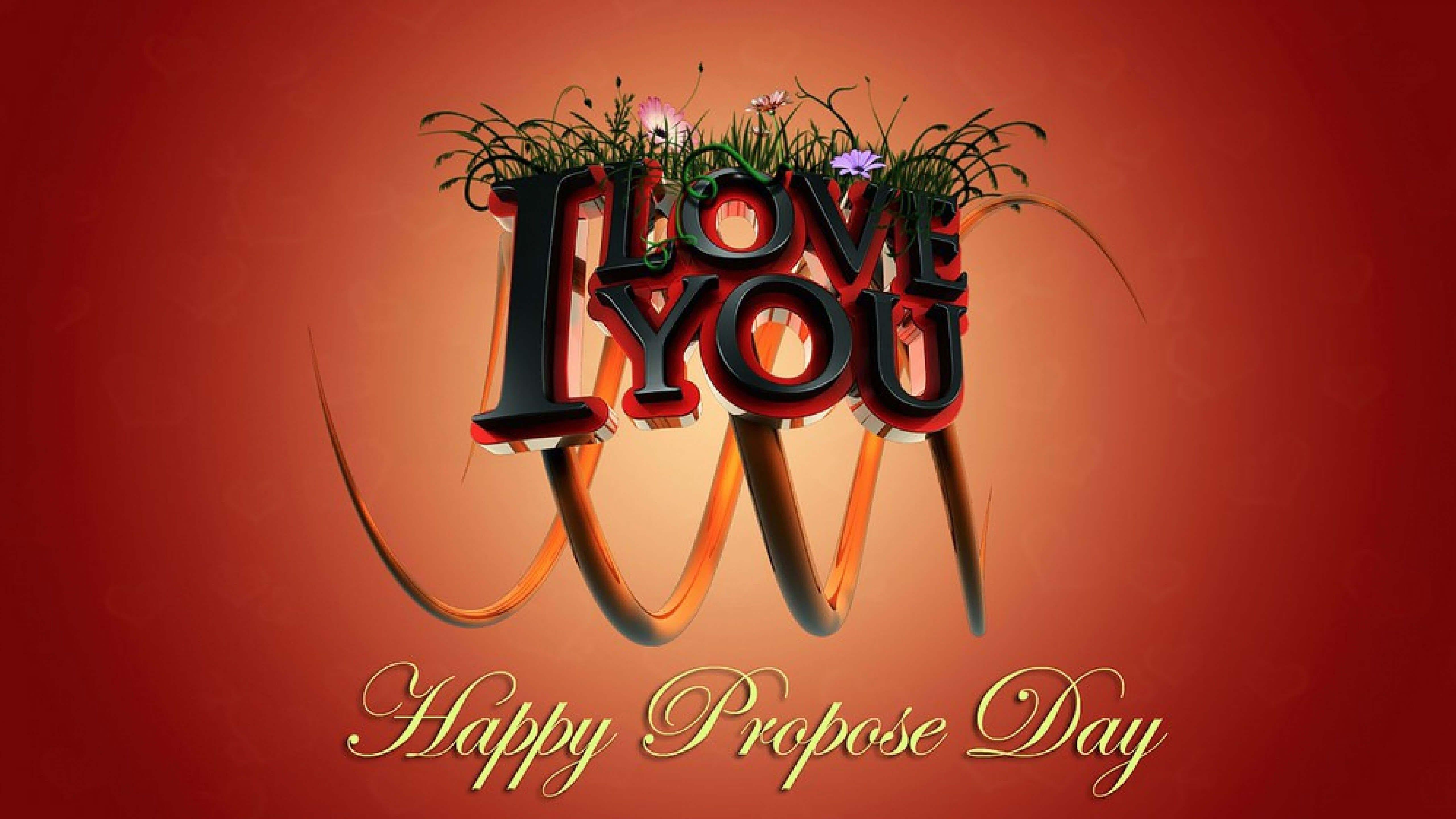 5120x2880 Propose Day Wallpaper