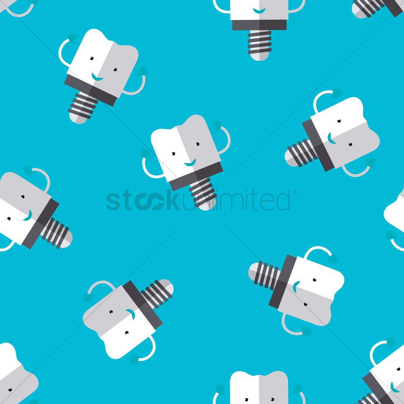 1300x1300 Free Seamless dental implant background .