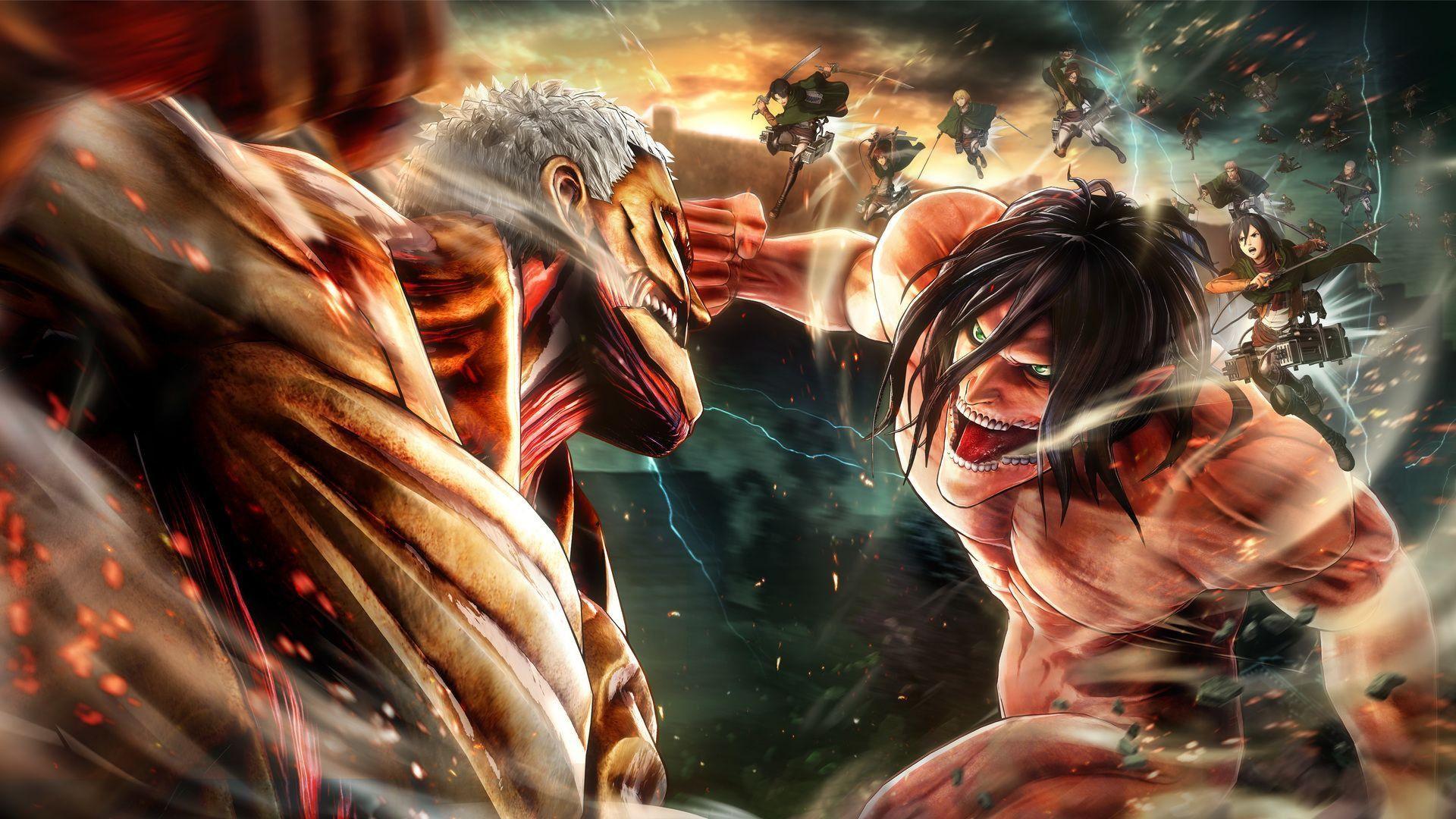 1920x1080 Attack On Titan Hình nền 4k Desktop Luxury Attack Titan Wallpaper Top Free Attack Titan.  Attack on titan season, các tập phim Attack on titan, anime Attack on titan https://wallpaperaccess.com/full/5254356.jpg
