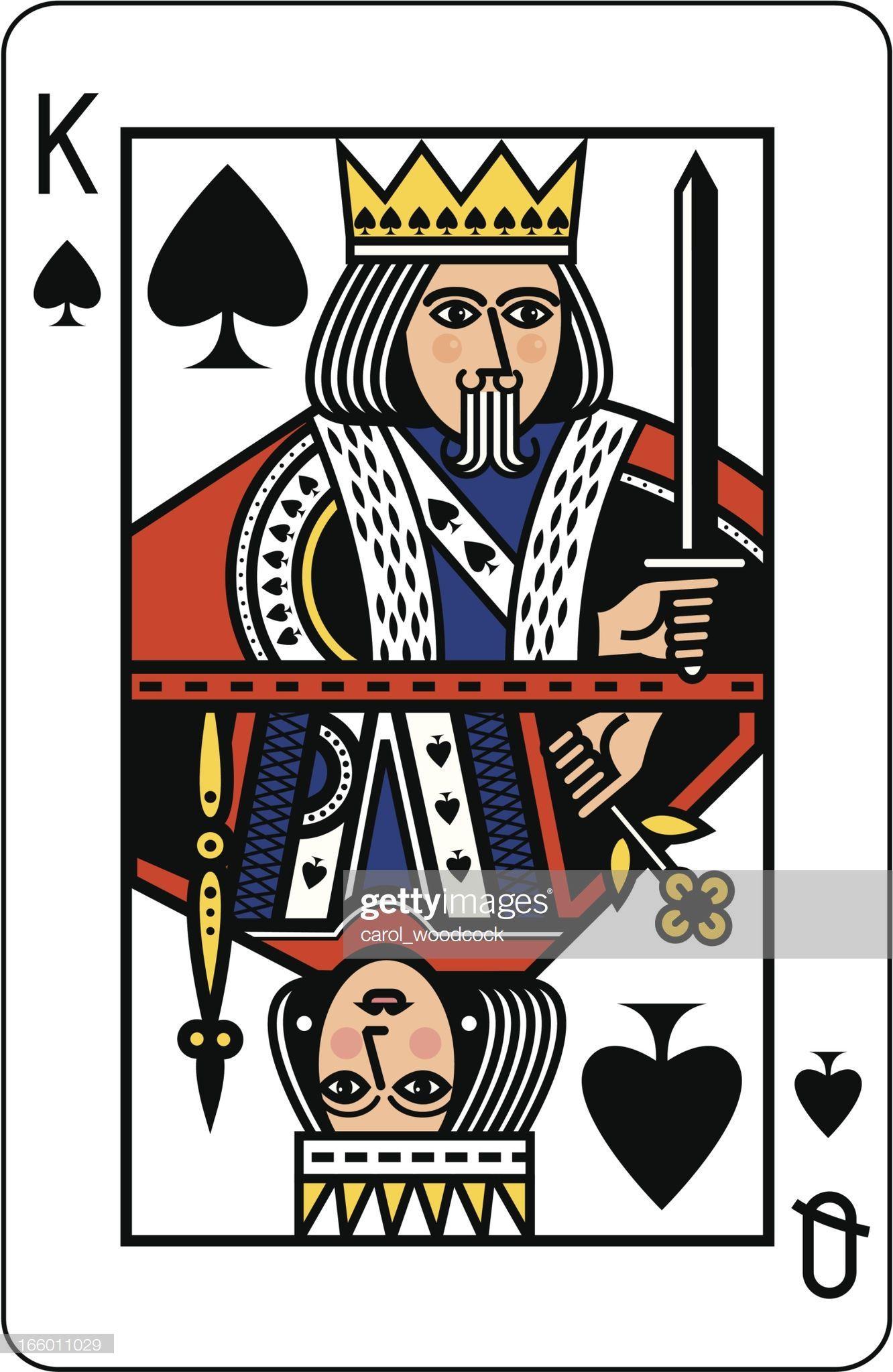 1332x2048 King and Queen of Spades Playing Card .com