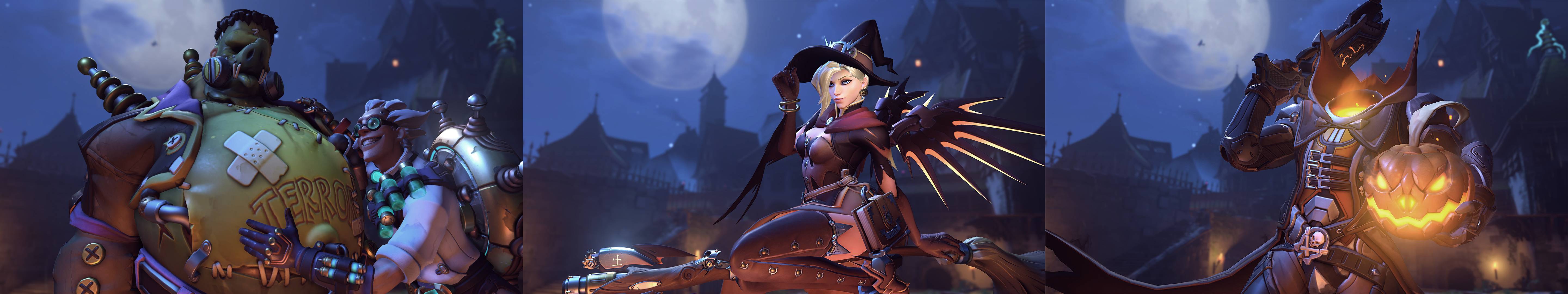 5760x1080 Spooky Overwatch HD .