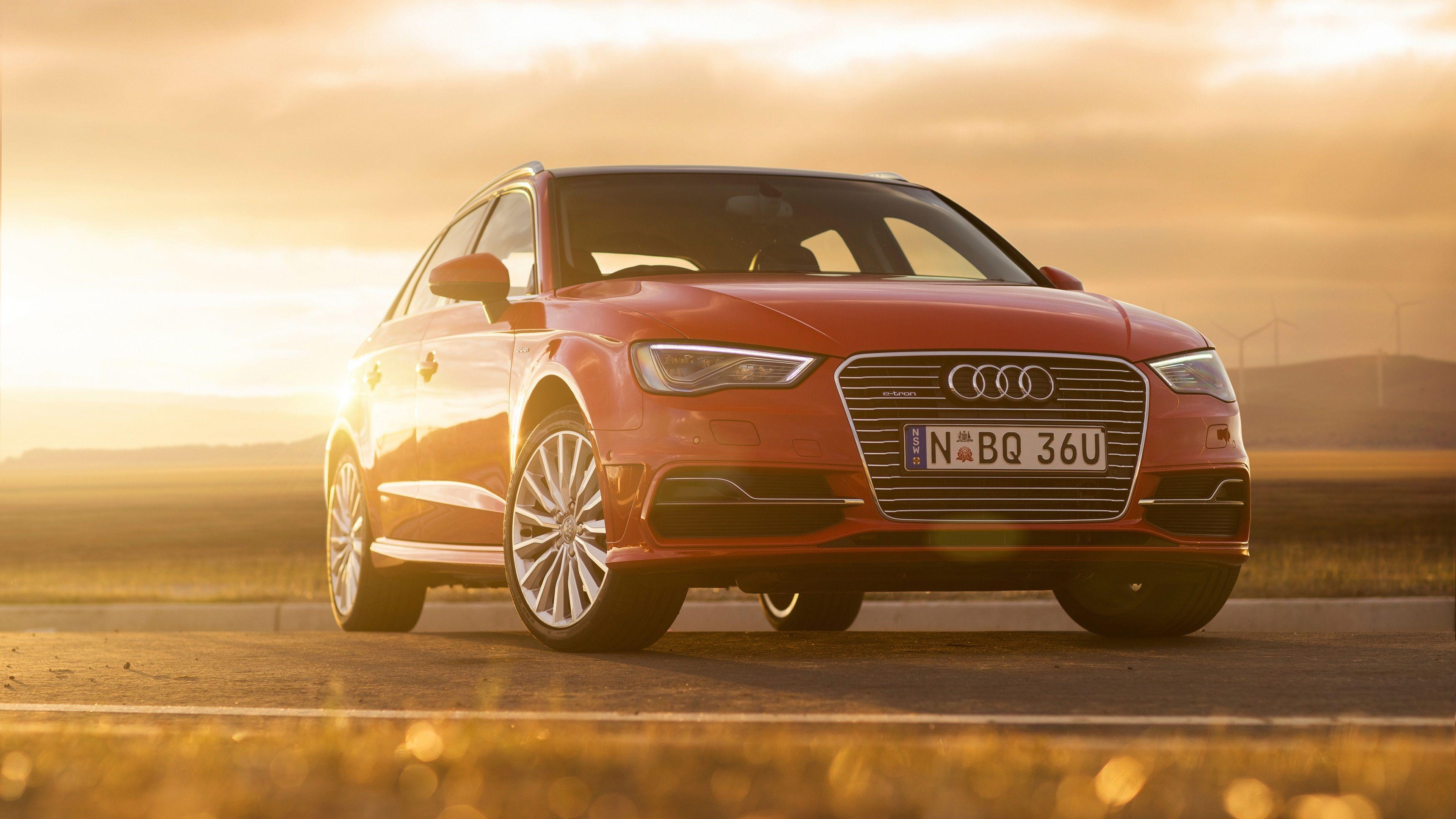 3840x2160 Wallpaper Audi A3 Sportback E Tron Red .best