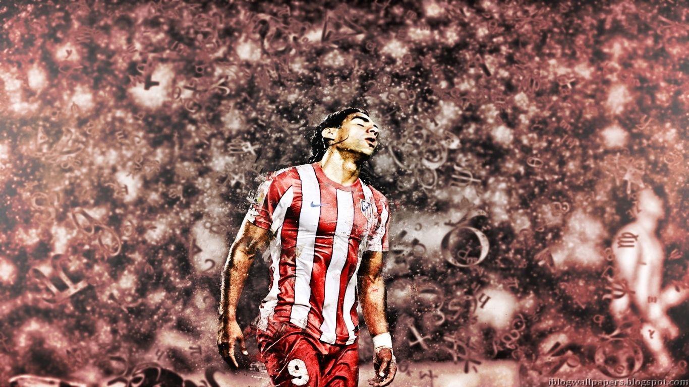 1366x768 Radamel Falcao Atletico Madrid .