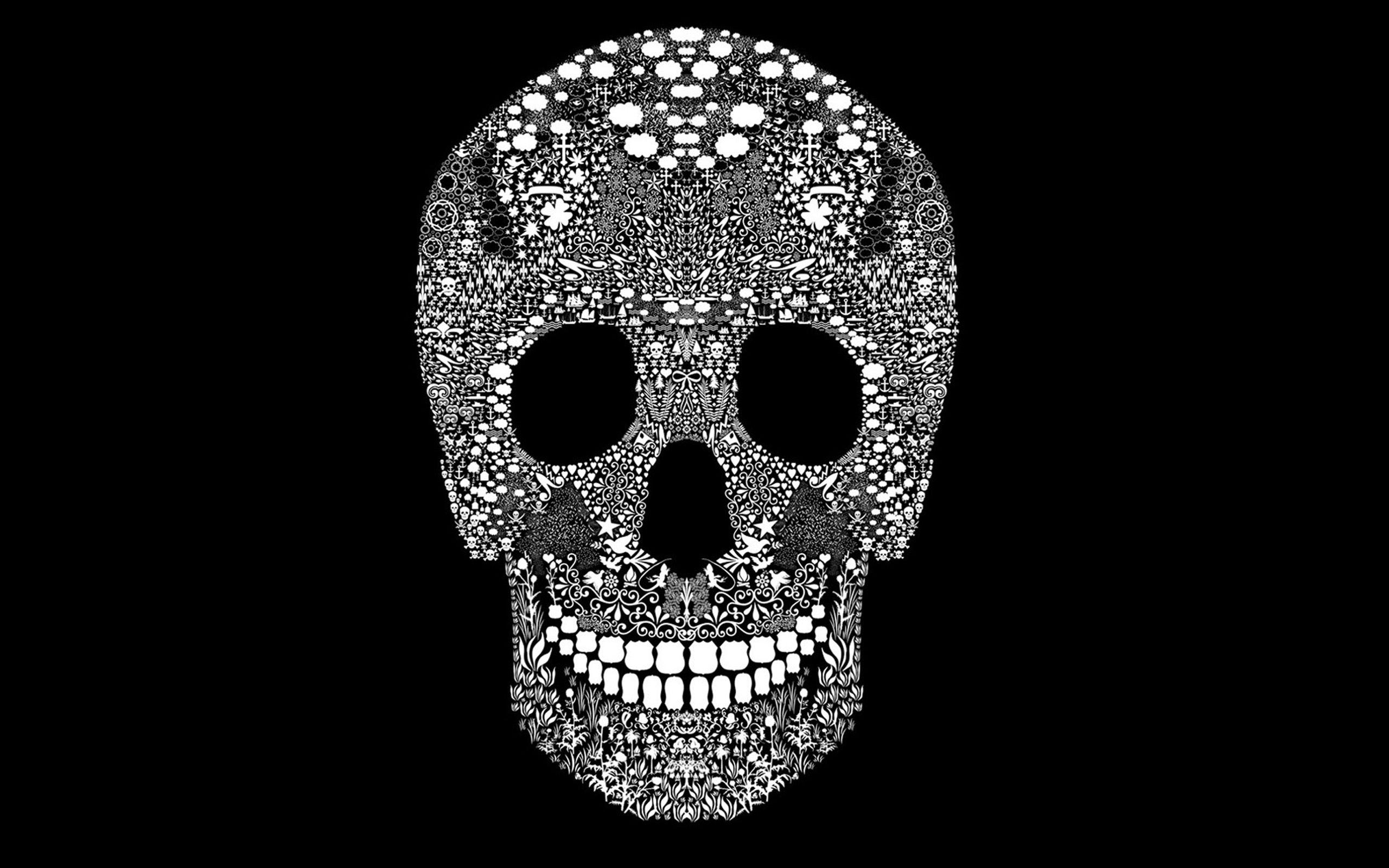 2560x1600 Skull