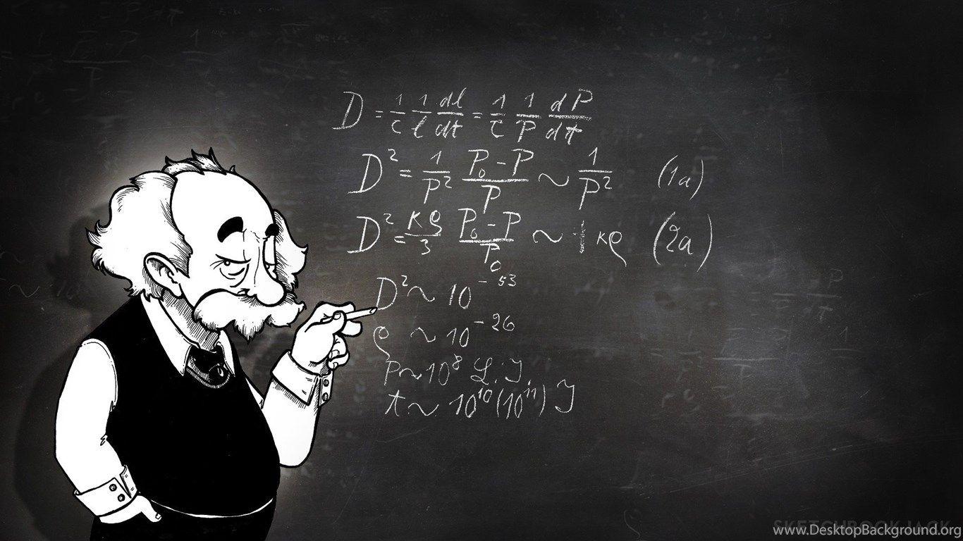 1366x768 Other Wallpaper: Chalkboard Math HD .
