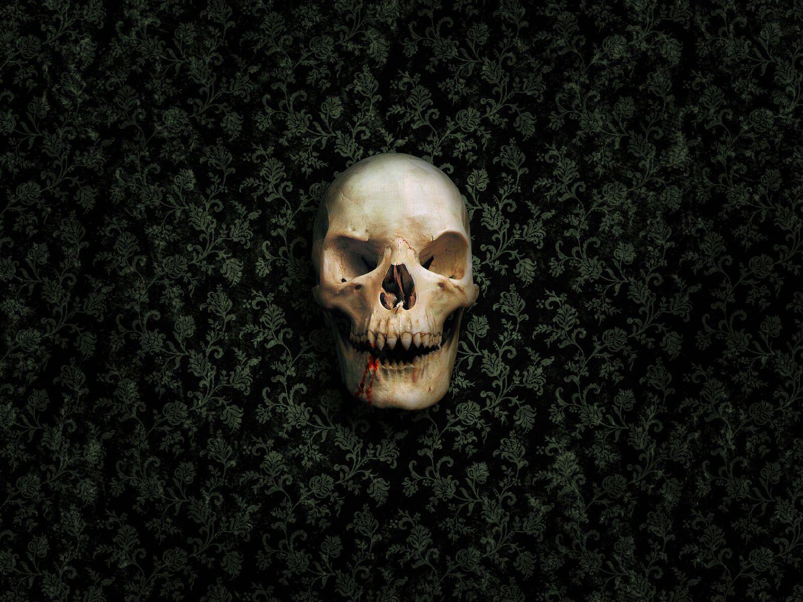 1600x1200 Wallpaper Skull HD Guitar