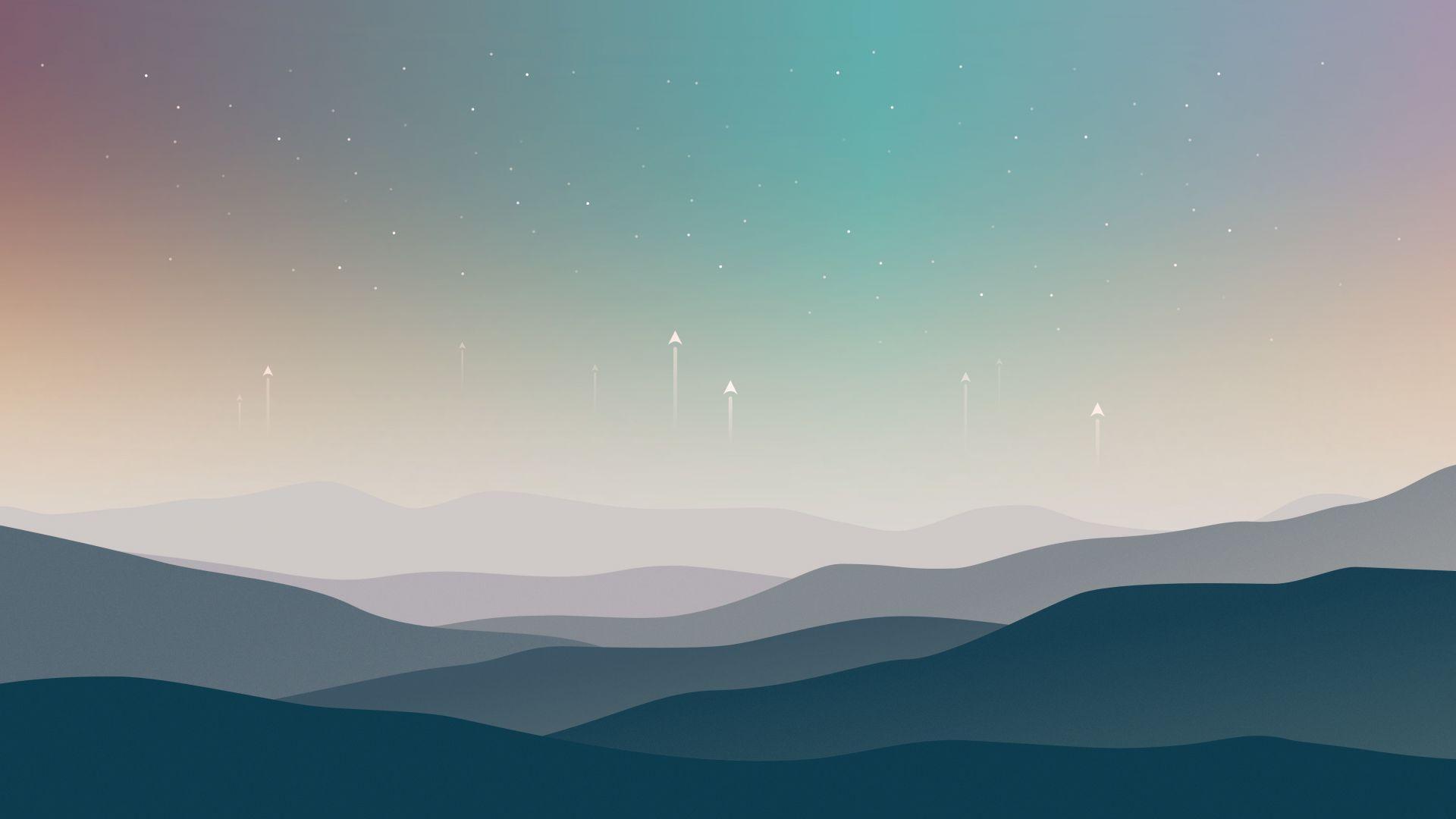1920x1080 Desktop wallpaper landscape, minimal .