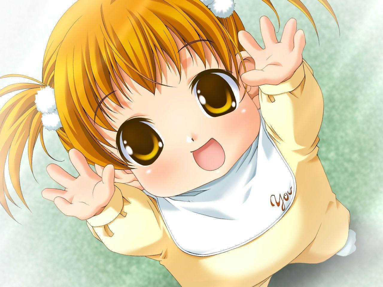 Hãy xem ảnh anime em bé cute này, nụ cười ngọt ngào của bé sẽ khiến bạn trở nên vui vẻ và hạnh phúc hơn. Không thể cưỡng lại được vẻ dễ thương của bé đó.