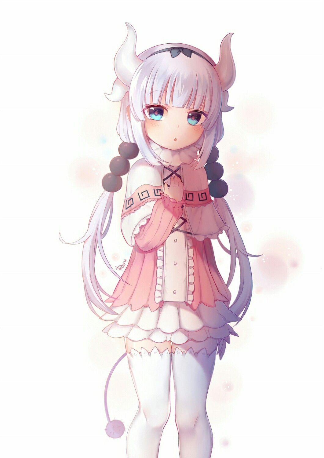 1061x1500 Cute Anime Dragon Girl Wallpaper