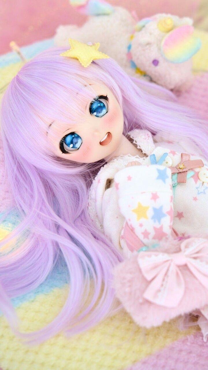 720x1280 anime, art, baby, baby doll, background .