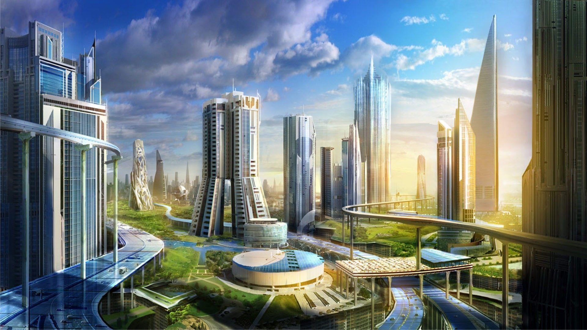 Beautiful Future City Wallpapers - Top Free Beautiful Future City  Backgrounds - WallpaperAccess