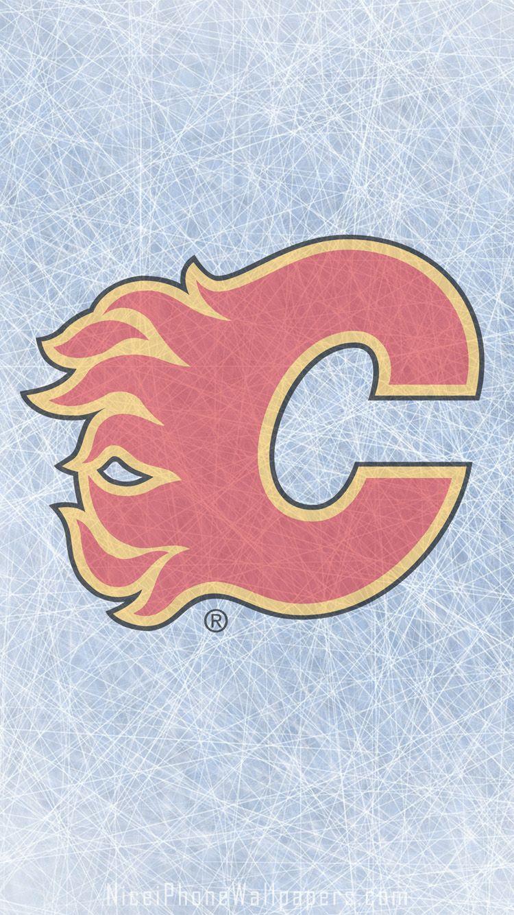 750x1334 Calgary Flames Ice Hockey Wallpaper .
