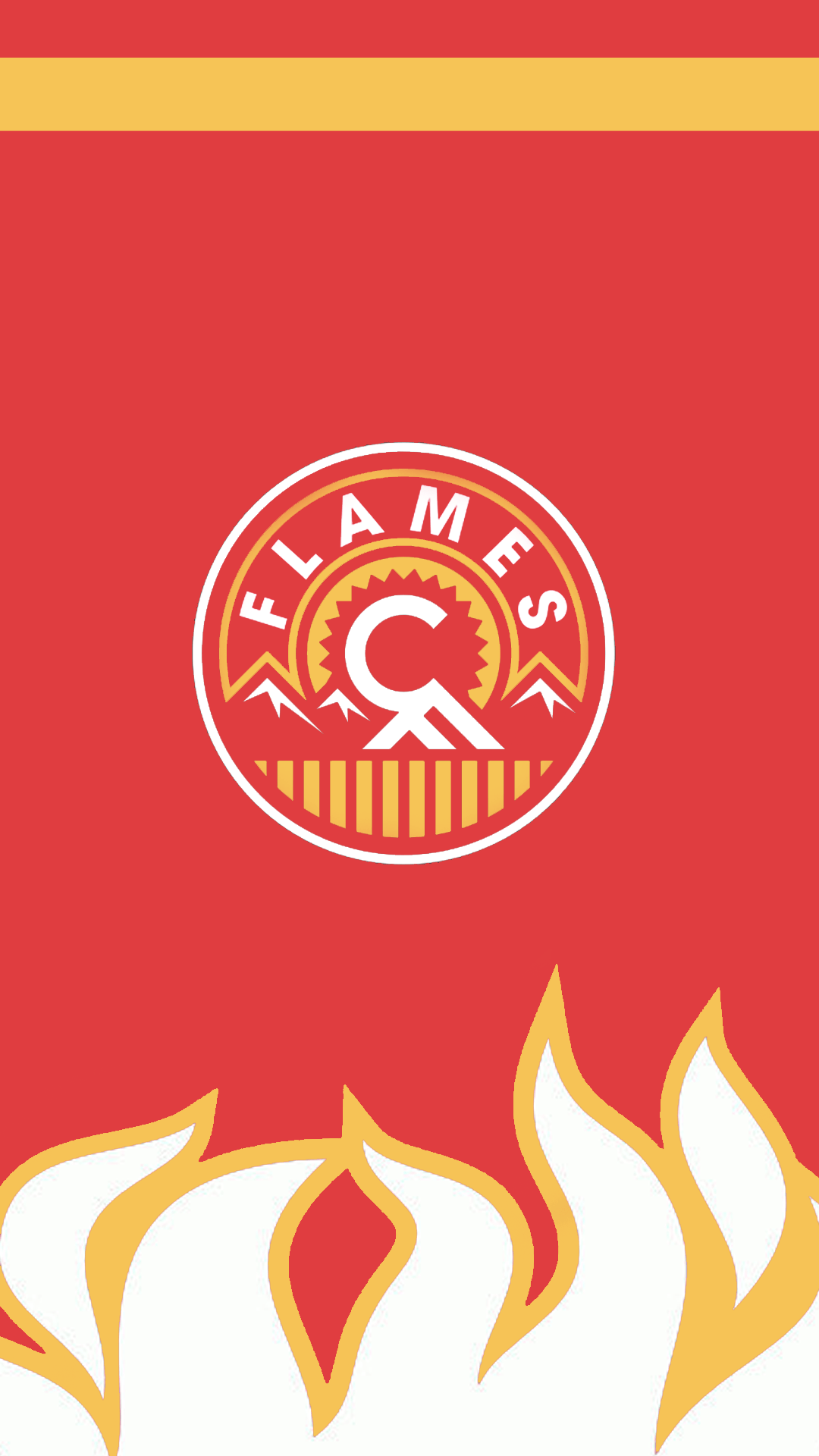 1080x1920 Calgary Flames Ice Hockey Wallpaper .