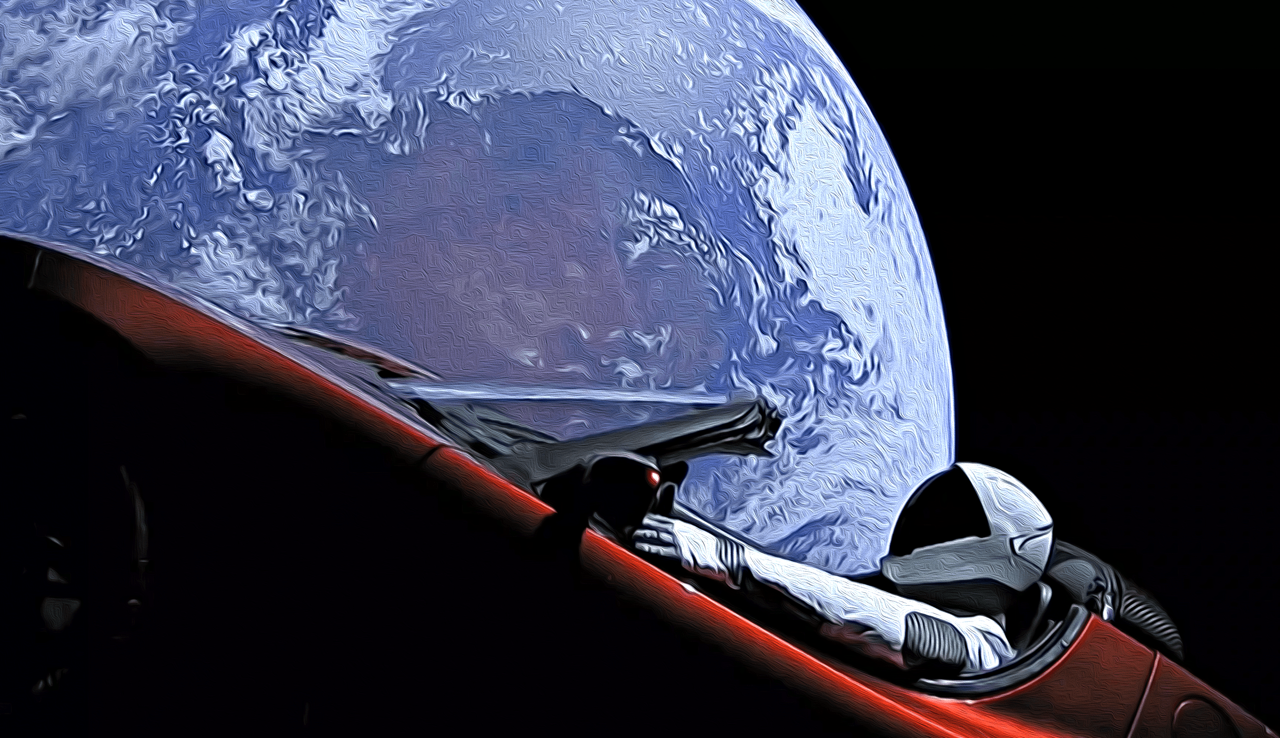 2560x1477 Reddit has wallpaper of Starman in