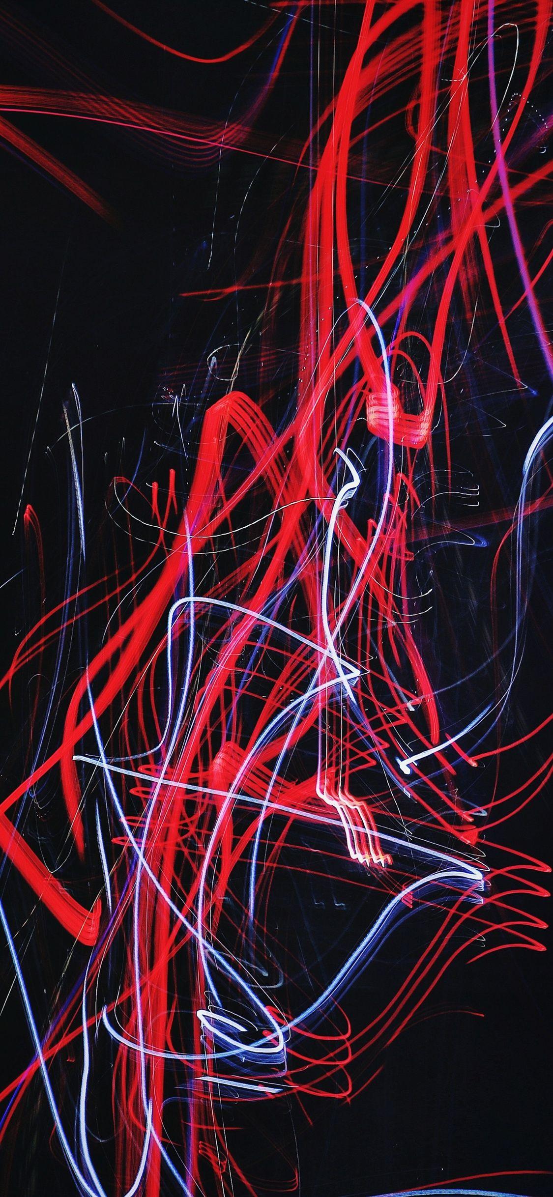 1125x2436 Black Abstract Wallpaper iPhone