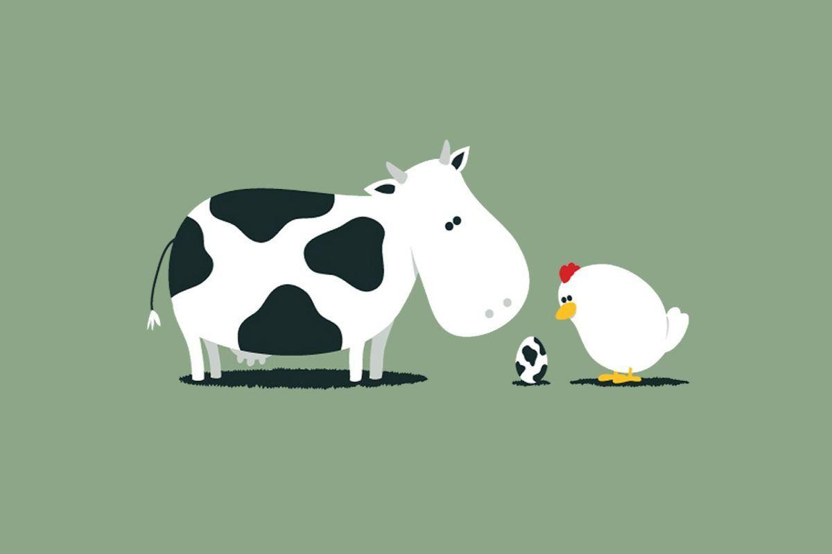 1200x800 Free download Cartoon Cow Wallpaper .