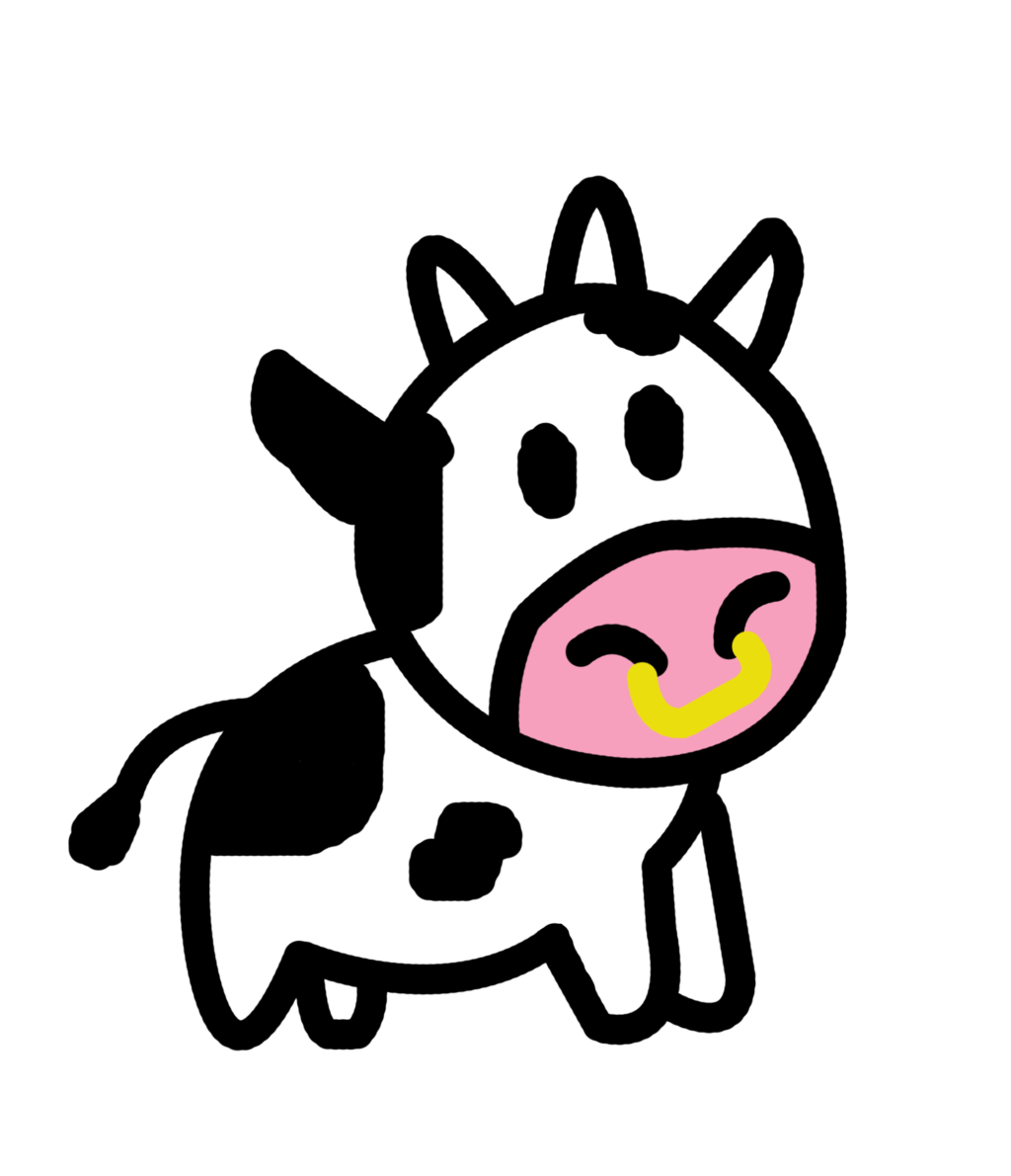1024x1190 Cute Animated Cows Cartoon Png .