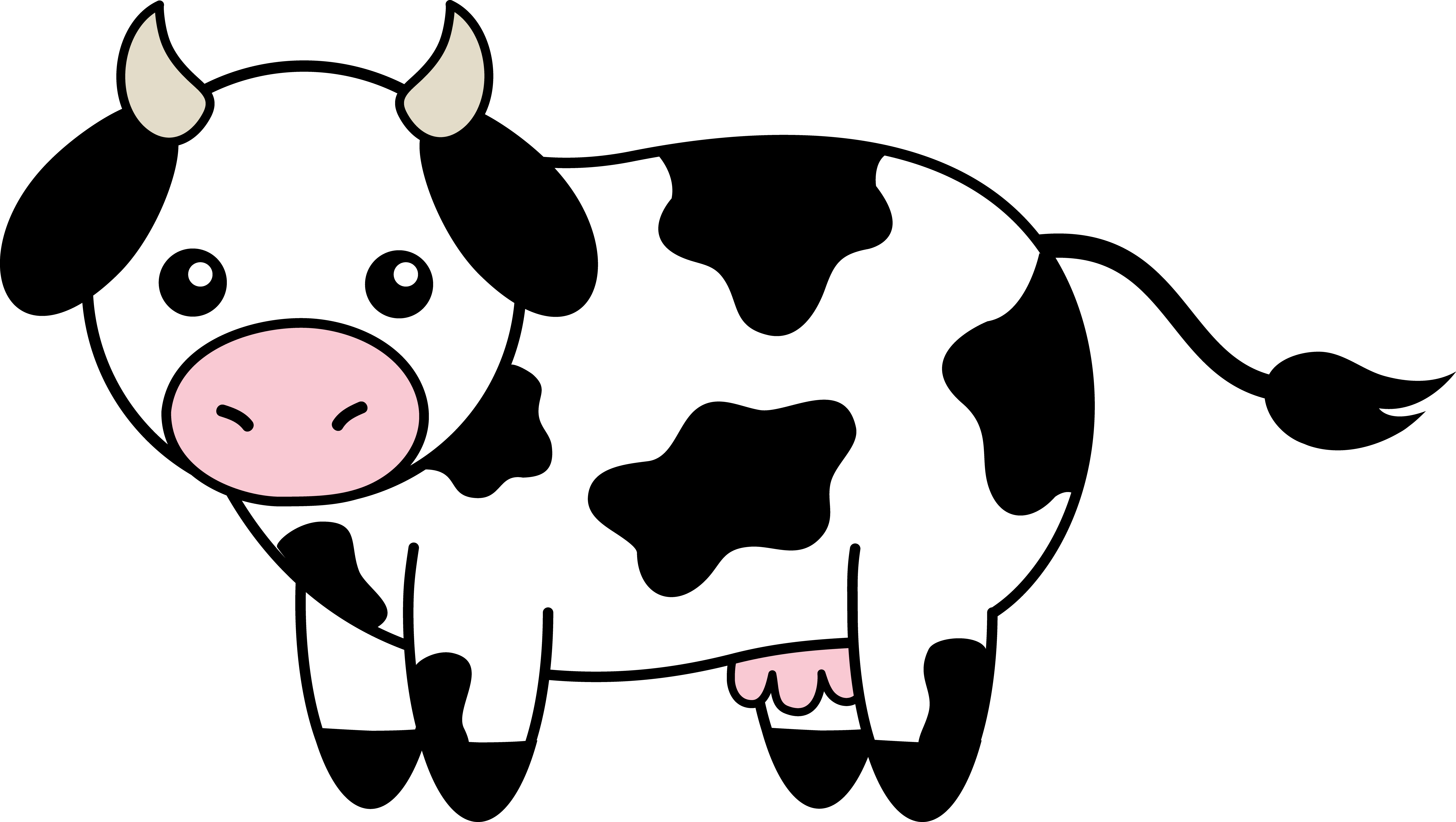 7510x4240 Cartoons Wallpaper Brown Cow .