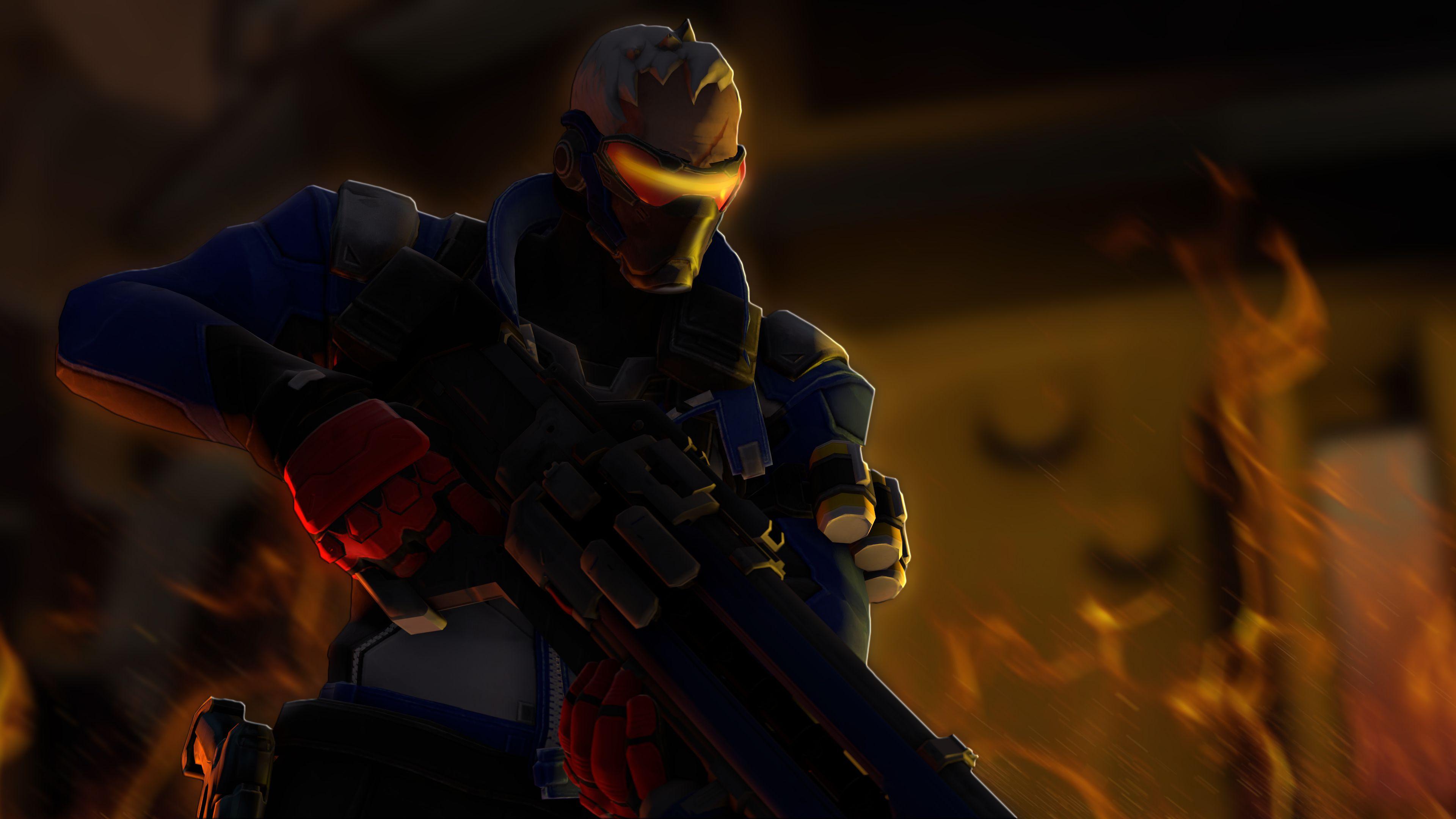 3840x2160 Wallpaper Soldier Overwatch, Games