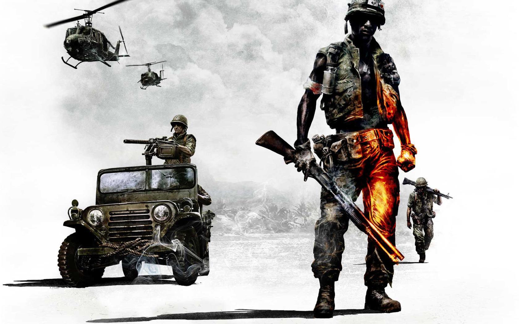 1680x1050 Bad Company 2: Vietnam wallpaperforums.