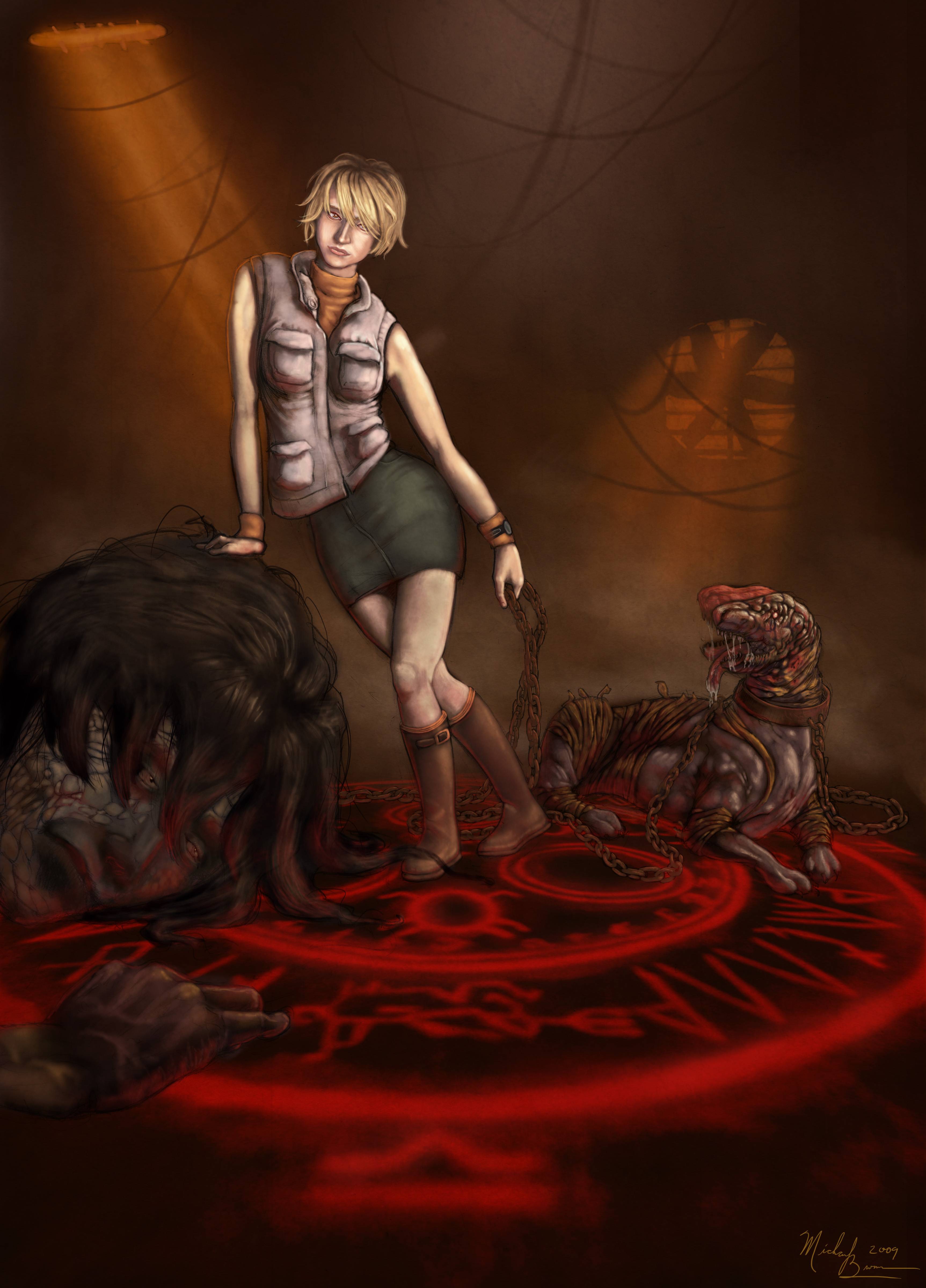 3450x4800 games, Silent Hill Heather Mason .