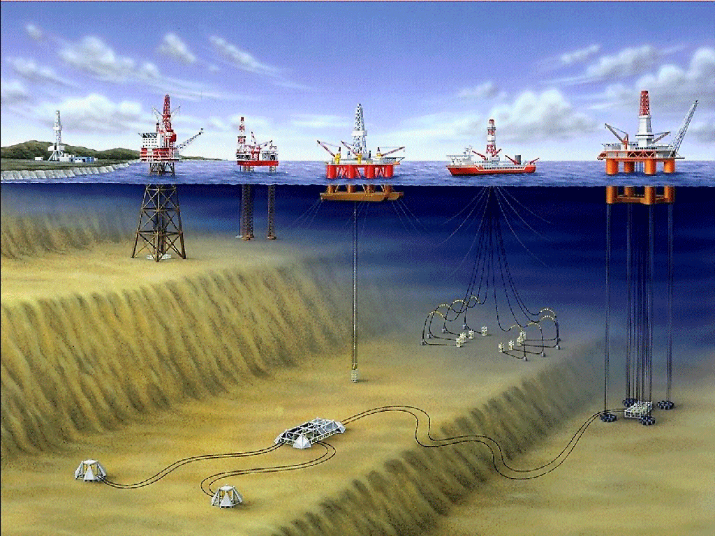 1024x768 Oil Platform Wallpaper .itl.cat