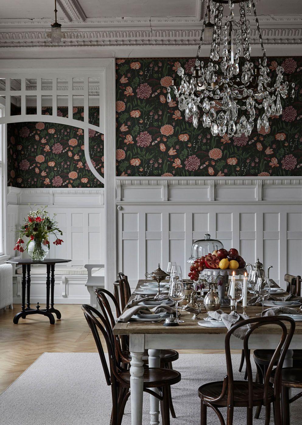 993x1400 Aurélie Dark Green. Sandberg Wallpaperandbergwallpaper.com · In stock