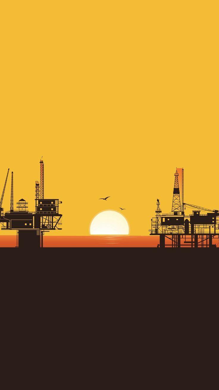 736x1308 Oil Platform Wallpaper iPhone .
