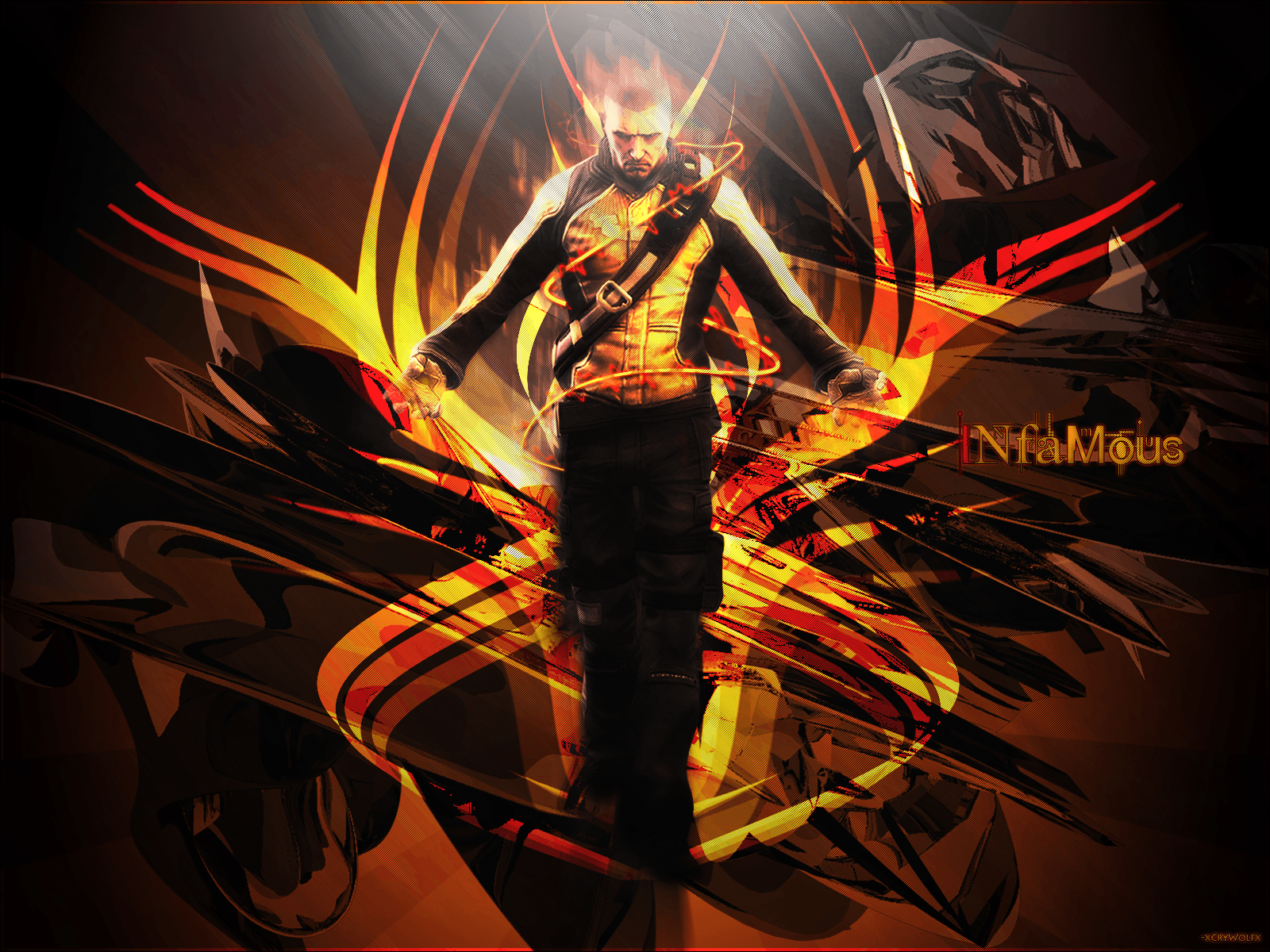 1600x1200 Infamous Wallpaper By MEEE