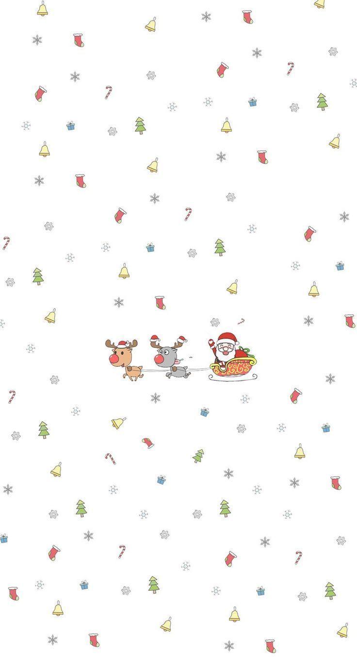 736x1377 Simple Christmas Wallpaper iPhone